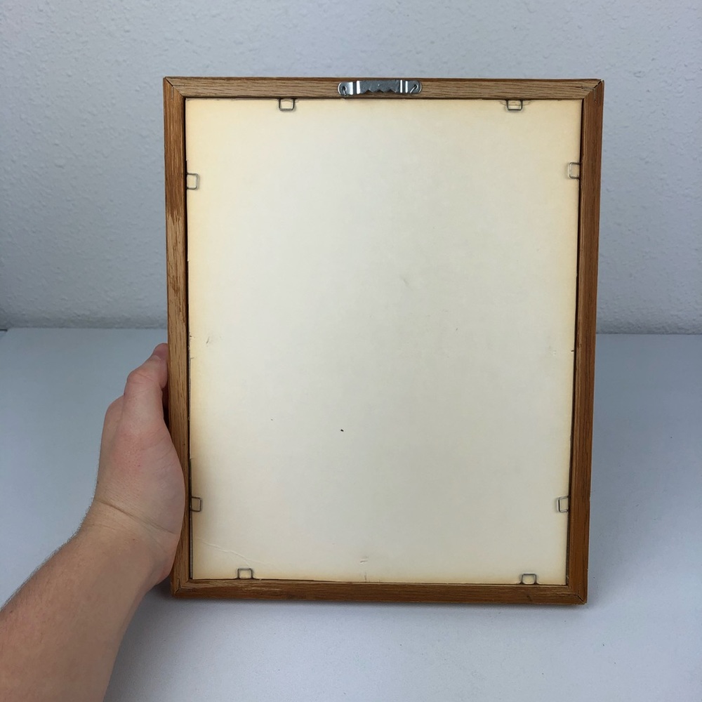 VINTAGE Potted Flowers Hand Painted Water Colors - Picture 9 of 10